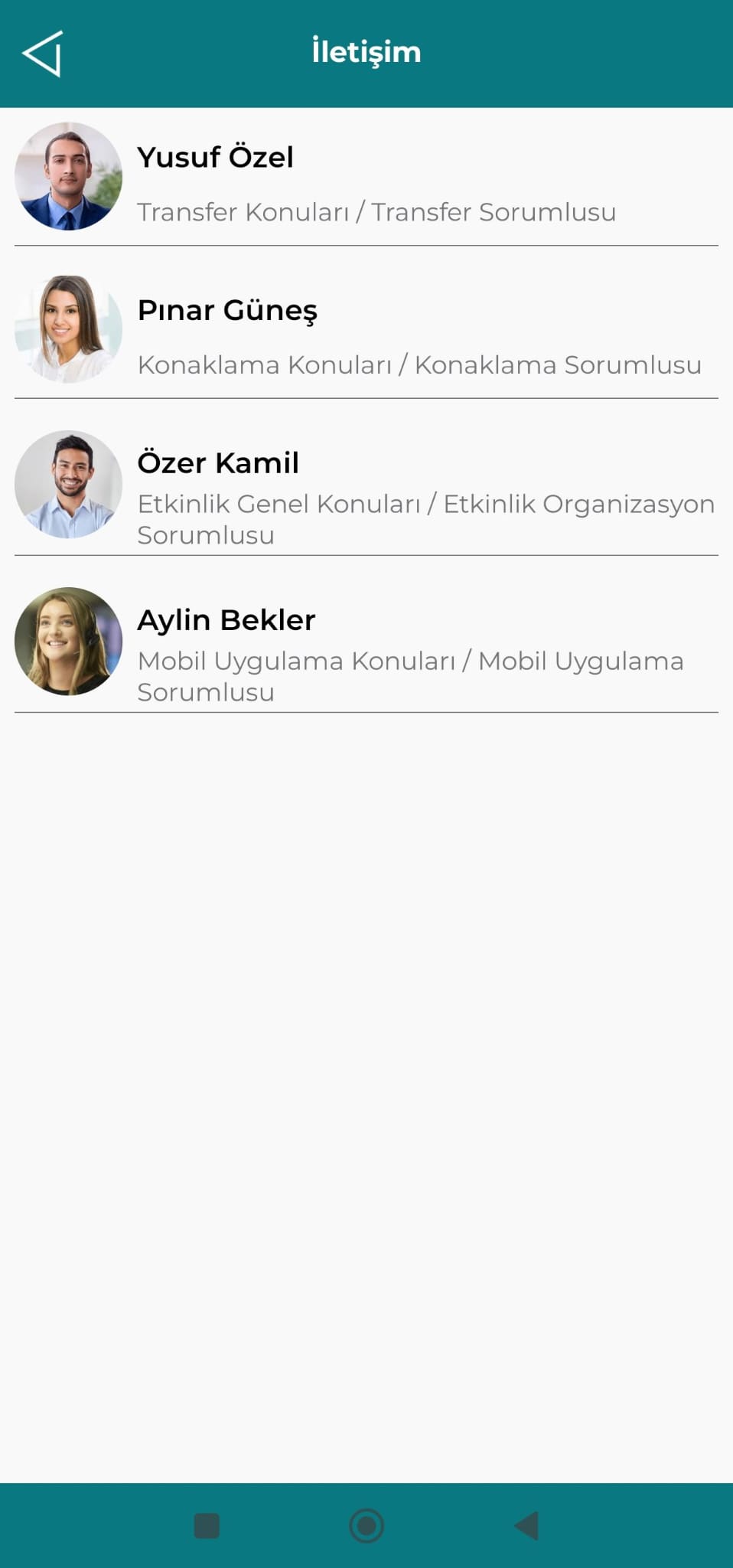 Congress Event uygulama ekranı